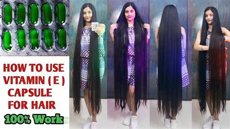 Vitamin E Capsule Benefits For Long Hair How To Use Vitamin E