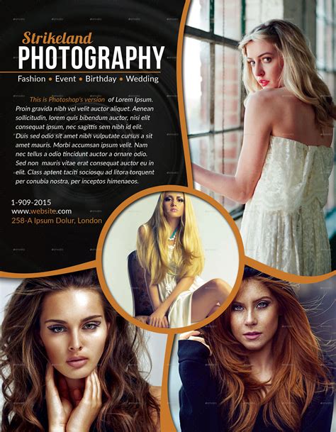 Photography Flyer Template Print Templates Graphicriver