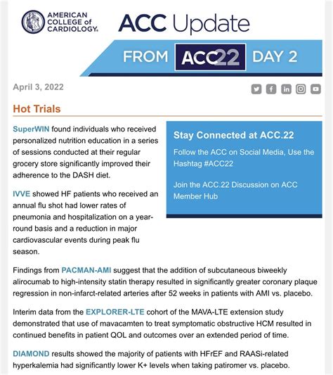 Henry Han Mbbs Md On Twitter Some Late Breaking Trials In Day Of