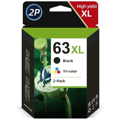 63xl Ink Cartridge For Hp 63xl 63 Xl Black And Tri Color For Officejet 3830 4650 4655 5255 5258