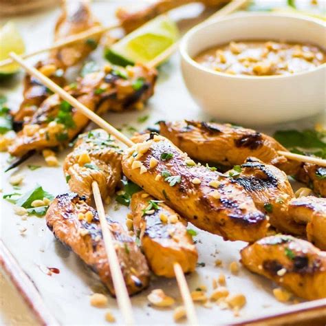 Brochettes De Poulet Satay Artofit