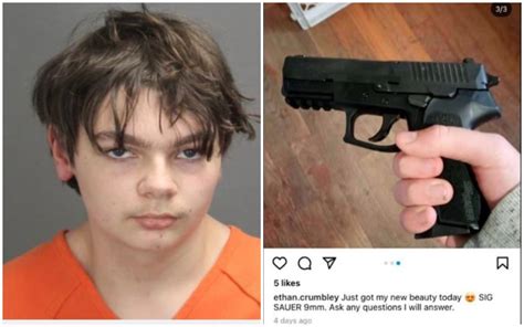 Oxford High School Shooter Ethan Crumbley Allegedly Used Dads Pistol