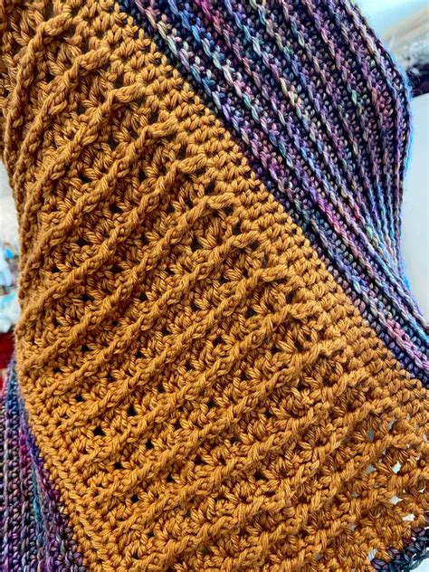 Modern Crochet Shawl Pattern Road Trip Shawl Etsy