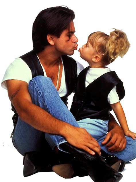 "uncle jesse michelle tanner kiss full house" Canvas Print by islandinthesun | Redbubble