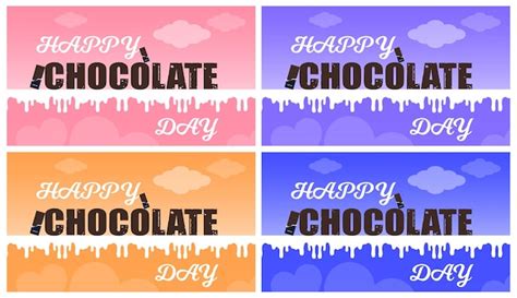 Premium Vector Happy Chocolate Day Illustration With Chocolate Vector