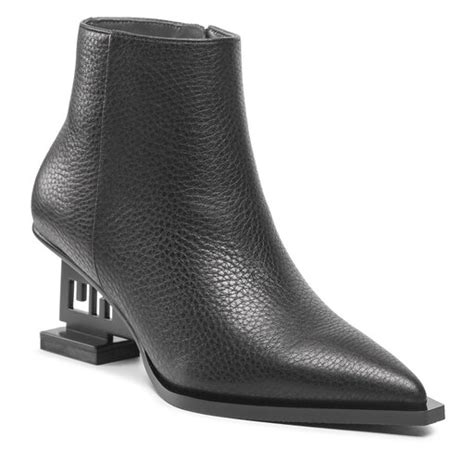 Stiefeletten United Nude Un Bootie Mid Schwarz Eschuhe De