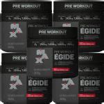 Kit 5X Égide Pre Workout 300g Frutas Vermelhas Max Titanium