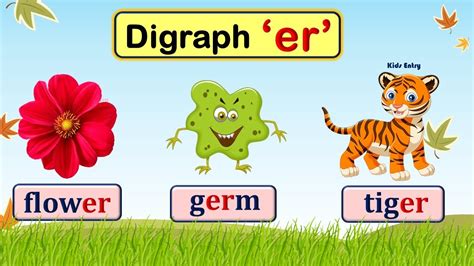 Er Digraph Er Sound Words Er Words Phonic Er Read And Learn