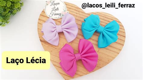 Laço Lécia Fita nº 9 Ribbon Bow YouTube