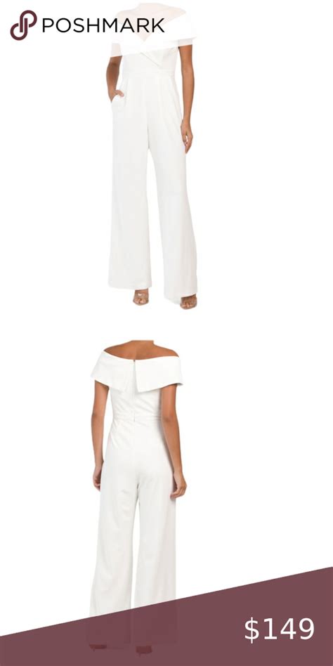 Xscape Off The Shoulder Jumpsuit Clothes Design Xscape Fashion