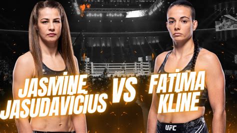 Jasmine Jasudavicius Vs Fatima Kline A Thrilling Two Round Battle