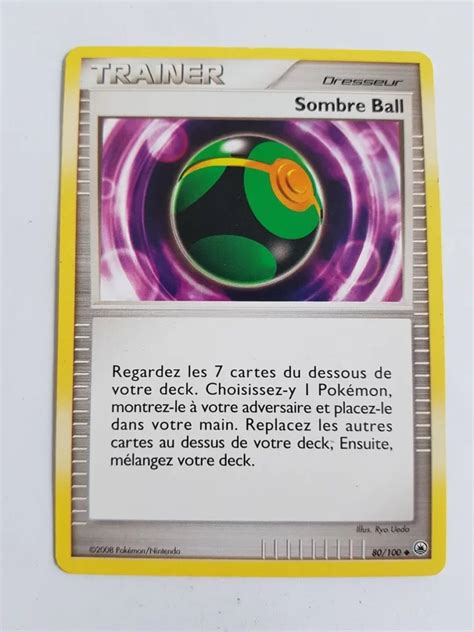 Sombre Ball Diamant Et Perle Aube Majestueuse Carte Pokemon