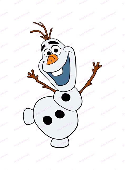 Olaf The Frozen SVG 1 Svg Dxf Cricut Silhouette Cut File Etsy