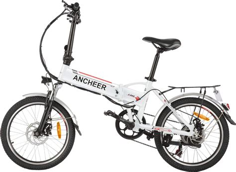 ANCHEER Folding Electric Bike For Adults 20 Electric Bicycle Commute