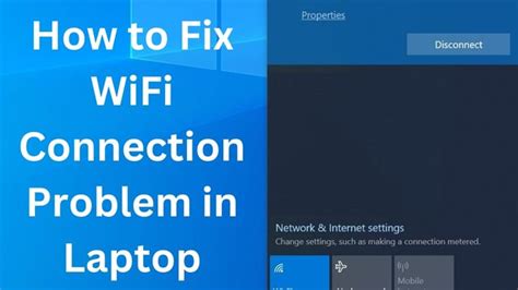 How To Fix Wifi Connection Problem In Laptop