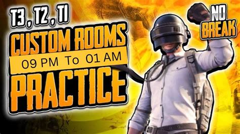 Bgmi Live Free Custom Room Bgmi T1 T2 T3 Scrim Practice Room Live 😎