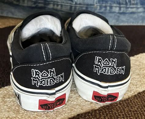 Vans X Iron Maiden Classic Slip On Metallica Slayer K Gem