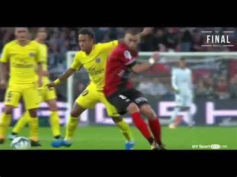 Debuut Neymar Jr Guingamp Psg 0 3 All Goals En Highlights YouTube