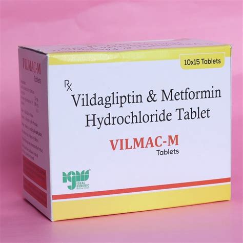 Vildagliptin Metformin Hydrochloride Tablets At Rs 240 Box Pharmaceutical Tablets In