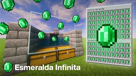 Granja De Esmeraldas Infinitas Para Minecraft Youtube