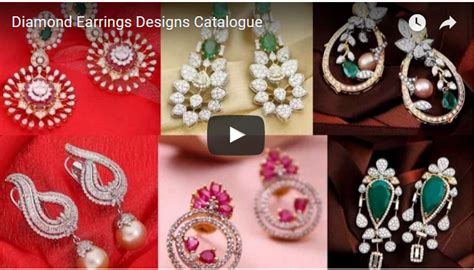 Diamond Earrings Designs Collection - Jewellery Designs