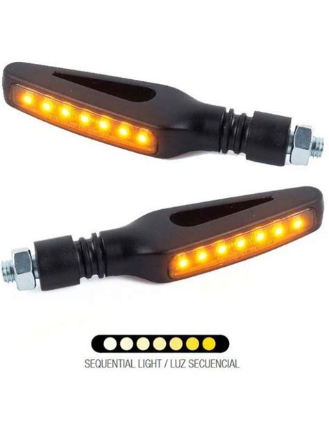 Pair Of Universal Led Sequential Direction Indicators Fre Ner