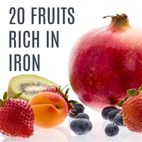 Fruits High In Iron Tastylicious