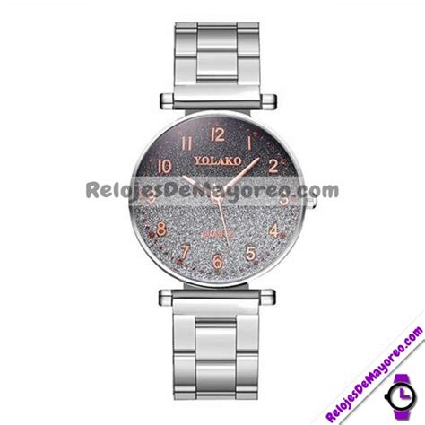 Reloj Eslabones Plata Extensible Metal N Meros Romanos R Relojes