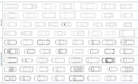 Vehicles Cad Blocks Plan 001 - 3dshopfree