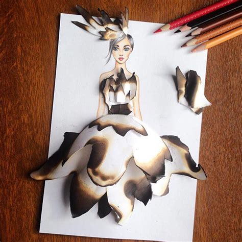 Stunning Fashion Illustrations Completes With Everyday Objects By Edgar