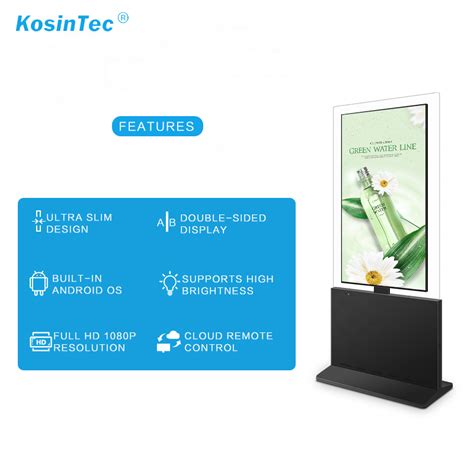 Kosintec Double Side Digital Signage Advertising Standing Board Android