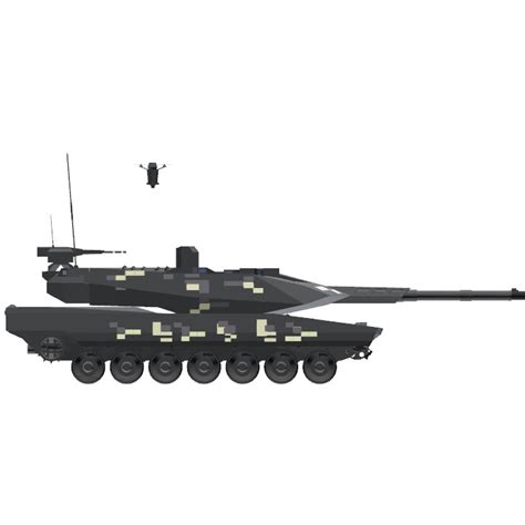 SimplePlanes RheinMetall KF 51 Main Battle Tank