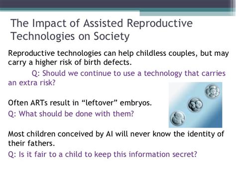 Sci 9 Lesson 8 April 18 Assisted Reproductive Technologies