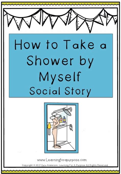 How To Take A Shower Visual Sequencing Cards Learning For A Purpose