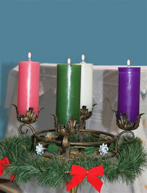 Brass And Satin Polished Church Advent Floor Wreath Artofit