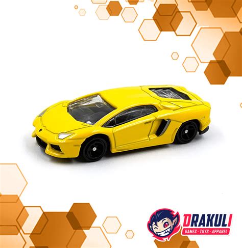 Toys Tomica Reguler AO 03 Lamborghini Aventador LP 700 4 Yellow Drakuli