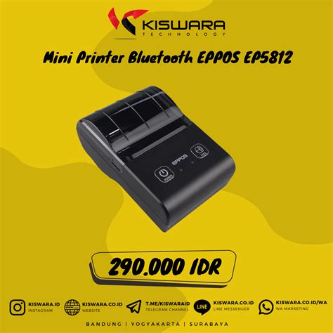 Jual Mini Printer Bluetooth Eppos Ep Printer Portable Mm