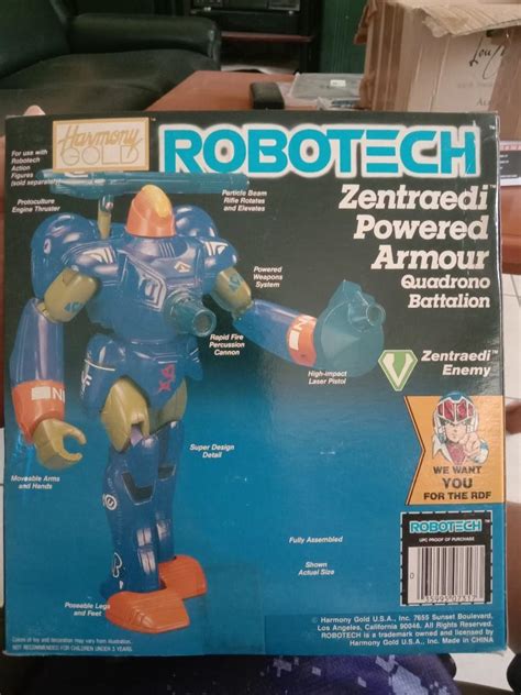 Harmony Gold Robotech Zentraedi Powered Armour Quadrono Battalion