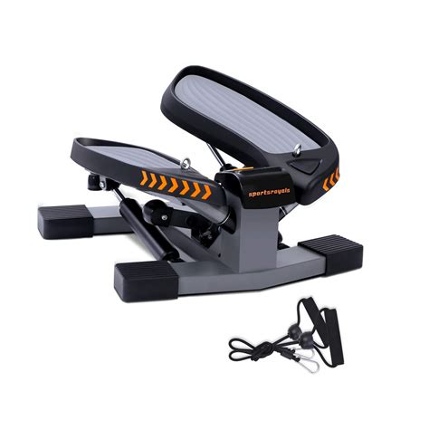 Sportsroyals Stair Stepper with Resistance Band and Vertical Climber