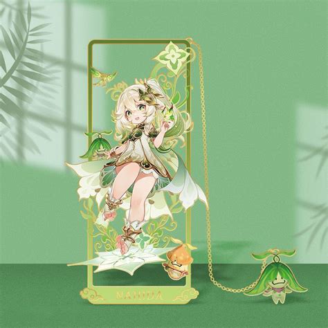 Genshin Impact Metal Bookmark Nahida Hollow Bookmark Exquisite Ts