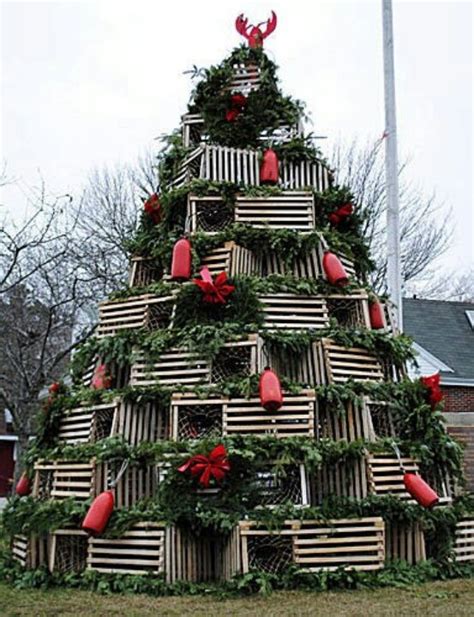 Lobster Trap Tree In Rockland Maine Unusual Christmas Trees Unique