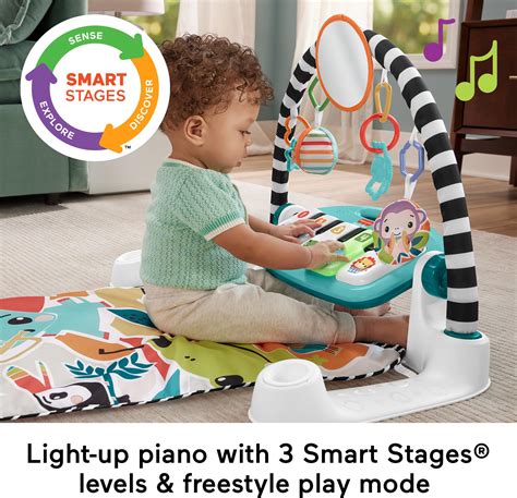 Fisher Price Baby Activity Mat Glow And Grow Kick Play Piano Gym