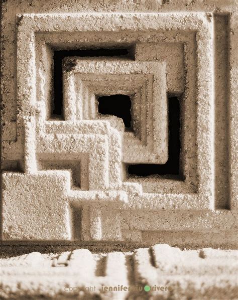 Textile Block Detail At Ennis House Los Angeles California Jennifer