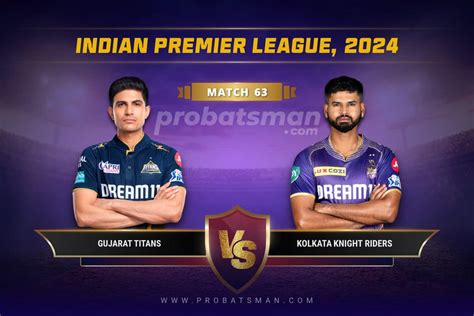 GT Vs KKR Dream11 Prediction With Stats Pitch Report Player Record