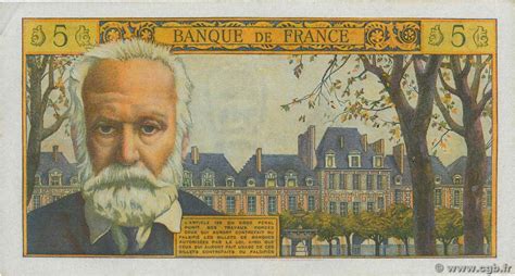 Nouveaux Francs Victor Hugo France F B Billets