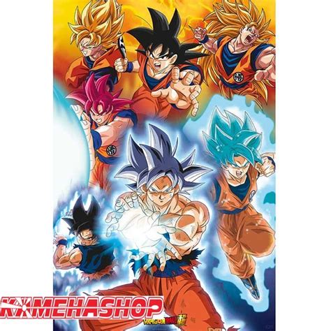 Dragon Ball Z Poster Goku Transformations Grand Format