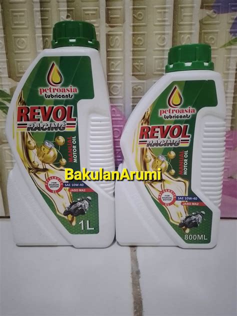 Revol Oli Motor Manual Racing 10W 40 800ML 1 Liter Lazada Indonesia