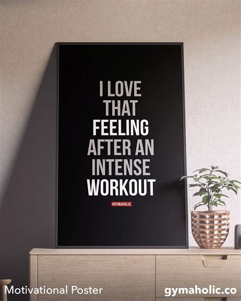 Motivational Poster Gymaholic Fitness App