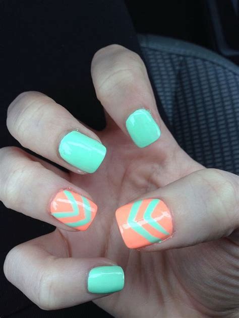 60 Beautiful Chevron Nail Art Designs For Creative Juice