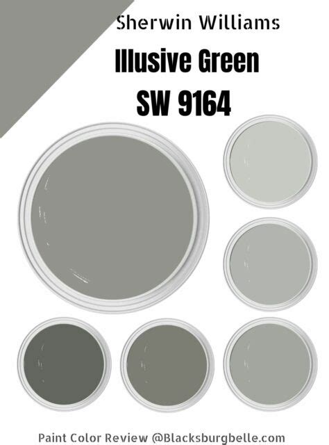 Sherwin Williams Illusive Green Palette Coordinating Inspirations